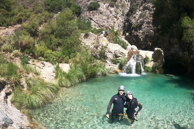 Río Verde, Almuñécar, Granada: Canyoning mit Fotoreportage