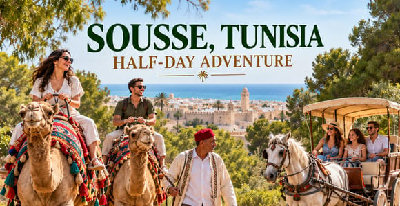 Sousse: Half-Day Forest Quad, Camel & Ostrich Safari