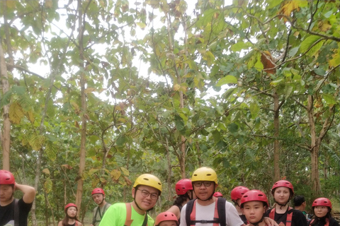 Visite de la grotte de Jomblang et de la grotte de Pindul