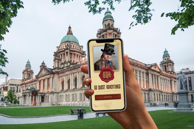 Belfast : Visite guidée de la ville et chasse au trésor interactive