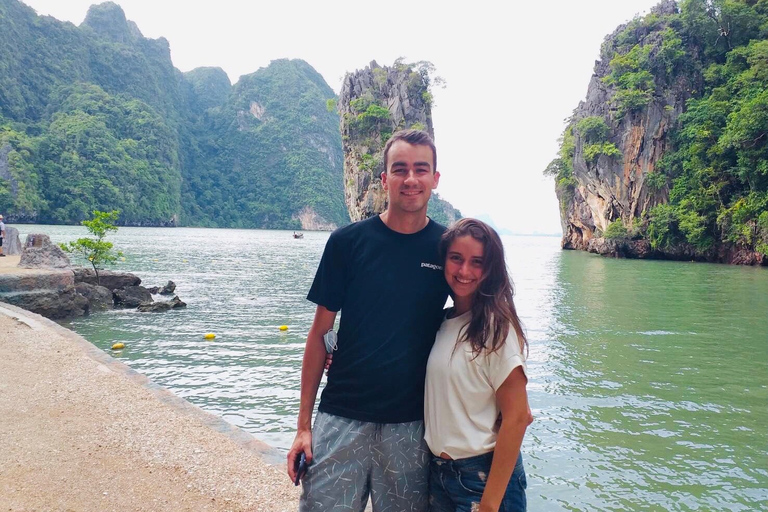 James Bond et visite de la baie de Phang Nga en bateau à rames au départ de Phuket