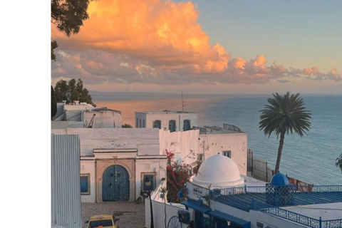 Divertido tour privado: Medina de Túnez, Sidi Bou Said Azul, CartagoCiudades de recogida : Túnez / Hammamet