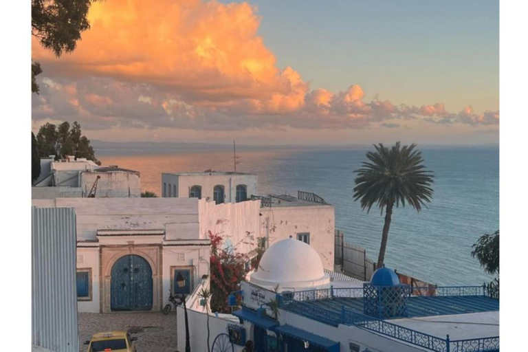 Visite privée amusante : Médina de Tunis, Sidi Bou Said Bleu, CarthageVilles de ramassage : Tunis / Hammamet