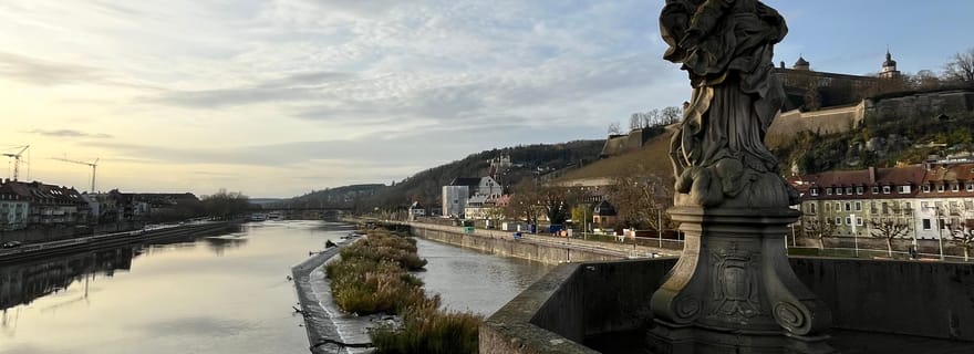 Wurtzbourg en hiver : résidence, vieille ville et vin chaud