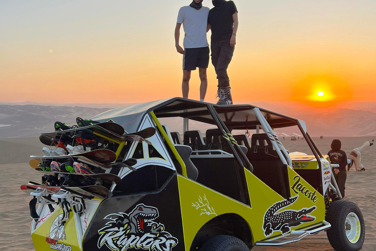 Huacachina Ica: Sandboard Adventure with Bonfire & Cocktails