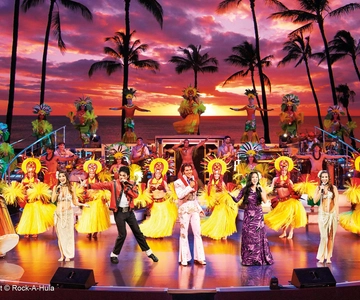 Waikiki: Luau en buffet met optionele Rock-A-Hula Show
