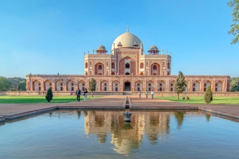 Delhi: Visita de 1 día a la ciudad de Delhi y 1 día al Taj Mahal en cocheCoche + Conductor + Guía + Entradas + Alojamiento 5 Estrellas