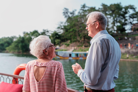 Hue: Luxury Sunset Tea & Dinner Cruise on Perfume River [No Dinner] Luxury Sunset Tea Cruise