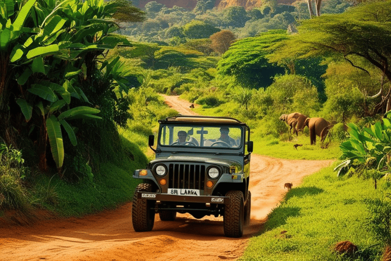 Safari por el Parque Ecológico de Habarana con Jeep y Entrada