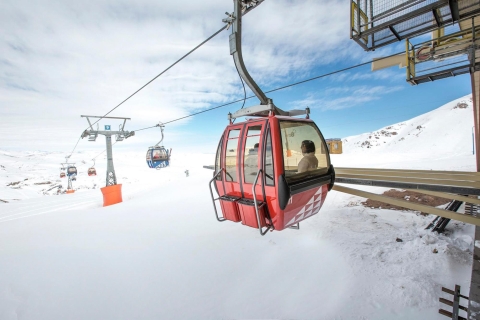 Valle Nevado skidagTrefpunt Plaza de Armas 7:00 AM