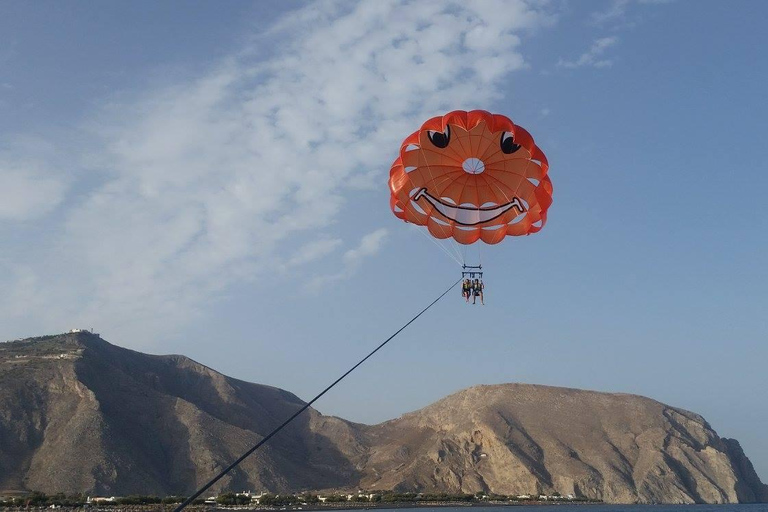 Santorini: Parasailing Flight Experience at Black Beach