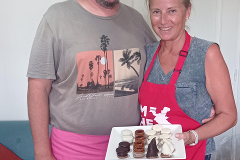 Production of handmade alfajores in Montevideo