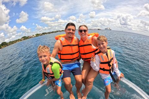 Cozumeltastic: Clear Boat Sightseeing Tour in Cozumel Cozumeltastic: Transparent Boat Tour in Cozumel