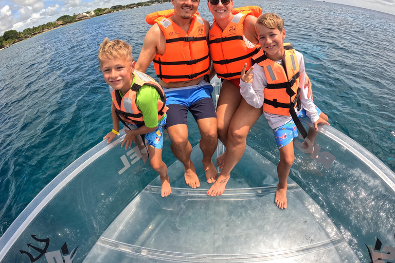 Cozumeltastic: Clear Boat Sightseeing Tour in Cozumel Cozumeltastic: Transparent Boat Tour in Cozumel