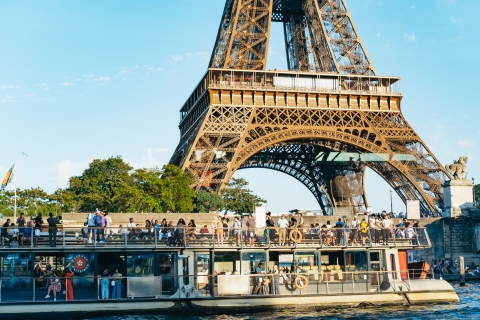 París: crucero panorámico por el río Sena y cena de 3 platosParís: crucero con cena