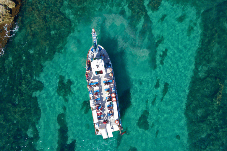 Cala&#039;n Bosc: 3,5-stündige Sightseeing-Bootsfahrt entlang der SüdküsteCala en Bosc: 3,5-stündige Sightseeing-Bootsfahrt an der Südküste