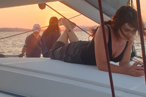 Athens Riviera Private Catamaran Cruise with Meal and Drinks Athens Coast: Private Catamaran Cruise with meal and drinks