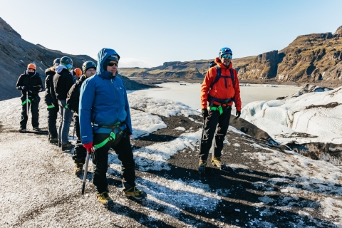 Depuis Reykjavik : côte sud et randonnée sur le glacier