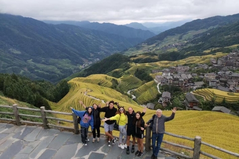 Guilin : Longji Rice Terraces&Culture Visite privée d'une journéeGuide français/espagnol/allemand/italien