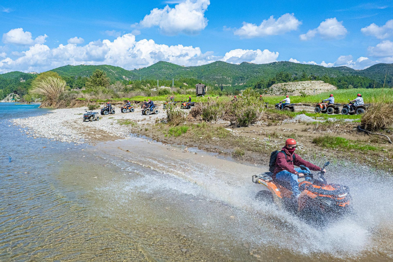 Antalya: Quad & Buggy Safari Adventure w/Zipline Experience Quad Safari -Single Participant