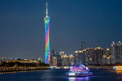 Guangzhou Pearl River Night Cruise with City Skyline Views Pearl River Night Cruise Indoor 1st&2nd Floor Seating Ticket