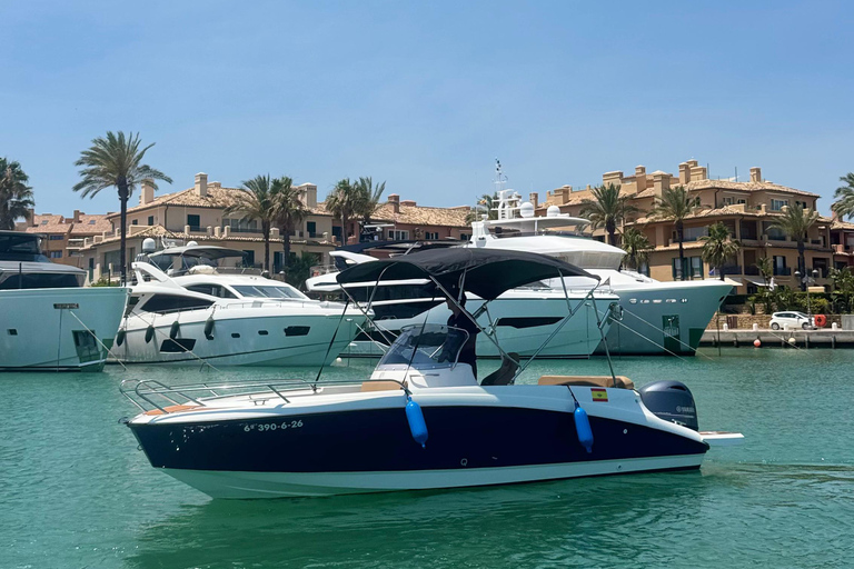 Manilva: Self-Drive Boat Rental with License