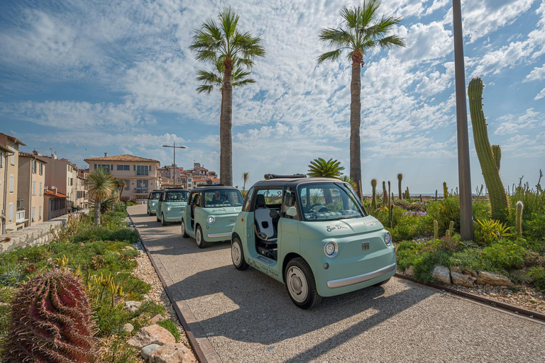 Antibes: Tour in a 100% electric Fiat Topolino 1-hour Discovery Tour in a Fiat Topolino