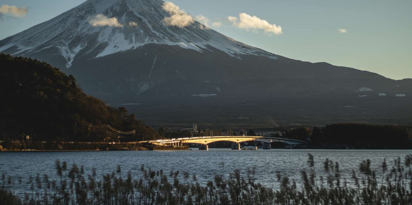 Famous Lawson convenience store Mt. Fuji photo spot — iconic framed Fuji view