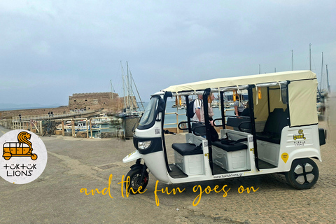 Heraklion: Electric Tuk Tuk City Tour 3 HOUR TOUR