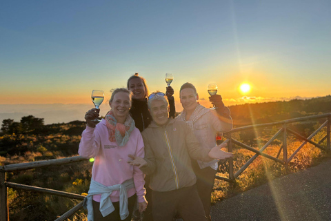 Catania: Mount Etna Sunset Tour and Etna Doc Wine