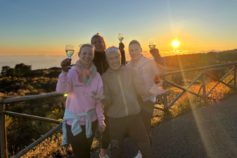 Catania: Mount Etna Sunset Tour and Etna Doc Wine