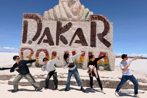Uyuni: 3-Day Salt Flats Tour with Red Lagoon & Geysers