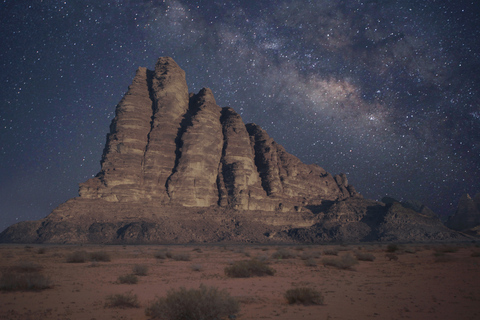 Aqaba: Wadi Rum privétour met jeepsafari en diner