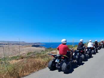 Nord de Malte : Excursion en quad avec paysages terrestres, maritimes et aquatiques