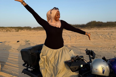 Lac Rose: Quad Biking and Canoe Ride on the Lake With round-trip transfer from Dakar
