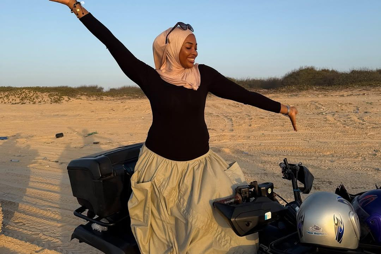 Lac Rose: Quad Biking and Canoe Ride on the Lake With round-trip transfer from Dakar
