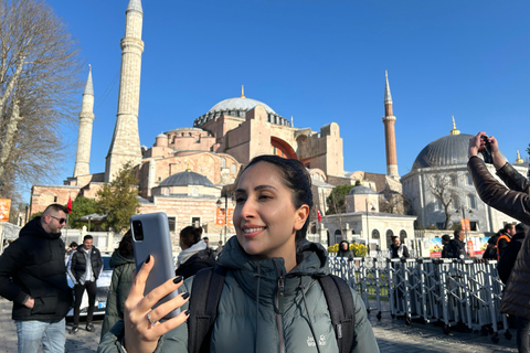 Istanbul : Entrée dans la mosquée Sainte-Sophie avec visite guidée et audioguide