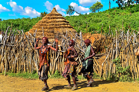 Jinka: 4-tägige Omo Valley Tribes Tour mit Unterkunft4 Tage Omo Valley Kultur Tour