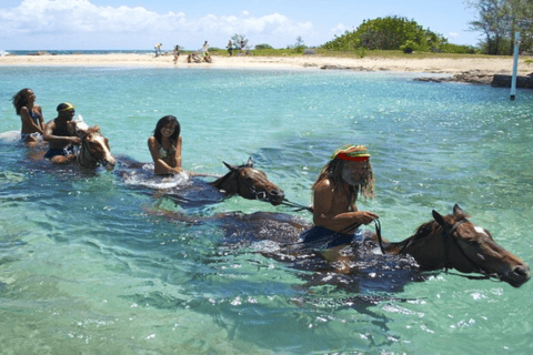 ATV, Bamboo Rafting & Horseback Ride Tour From Montego Bay ATV, Bamboo Rafting & Horseback Ride Combo