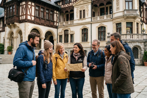 Dracula's Castle, Peles & Brasov Day Trip from Bucharest Bucharest:Dracula’s Tomb, 2 Castles & Brasov Guided Day Trip