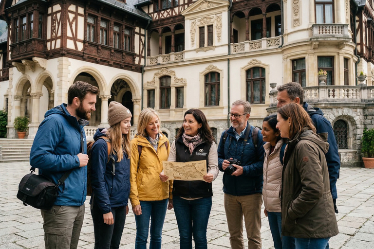Dracula's Castle, Peles & Brasov Day Trip from Bucharest Bucharest:Dracula’s Tomb, 2 Castles & Brasov Guided Day Trip