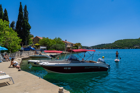 Dubrovnik: Half or Full day Private boat tour with Transfer Dubrovnik: Half day Private Group boat tour Pick up included