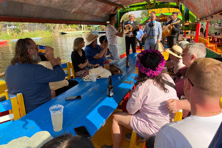 Cidade do México: Festa da Trajinera de Xochimilco com bebidas e tacos