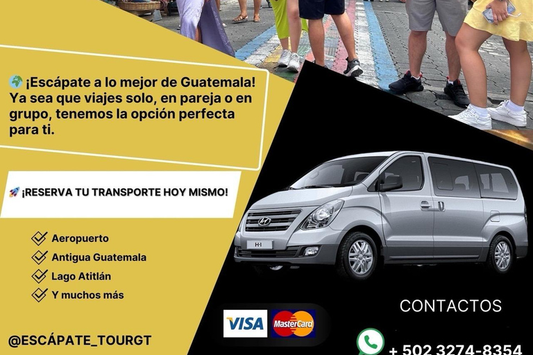 collective transport service airport to lake atitlan