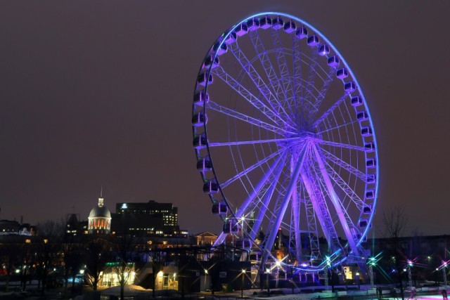 Visit Montreal Small Group Night Tour with La Grande Roue Entry in Brossard, Quebec, Canada