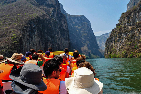 From San Cristóbal: Sumidero Canyon & Chiapa de Corzo Tour Martes Cañon Tour in English