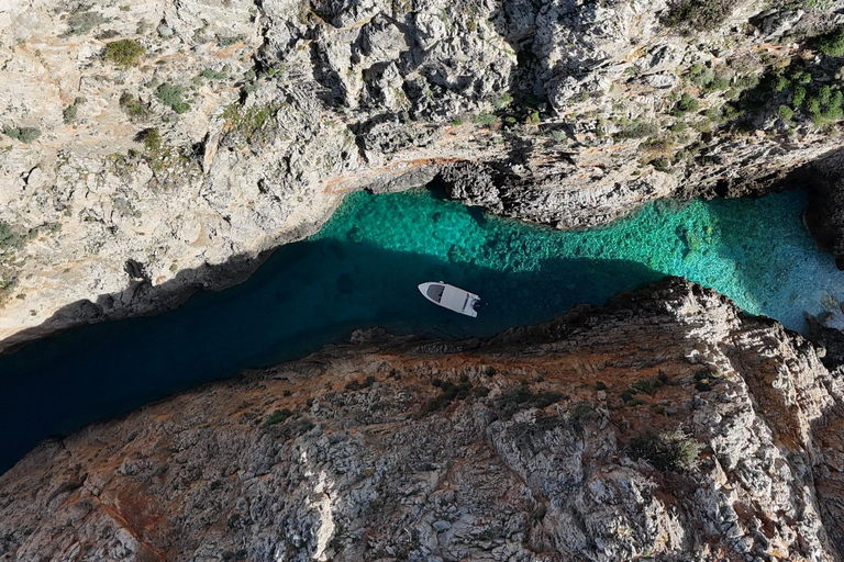 Chania: Boat Rental Almyrida Half day trip