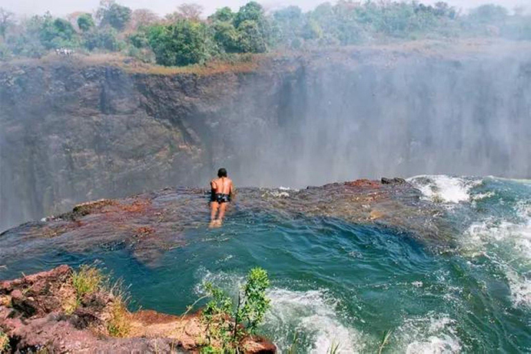 Victoria Falls: Helicopter Flight & Devil’s Pool Tour