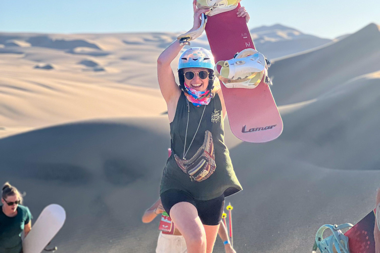 Vanuit Huacachina of Ica: Sandski en professioneel Sandboard op de duinen