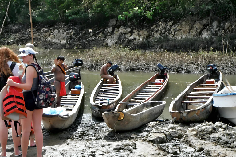 Excursión a la aldea Embera y a la selva tropical de las cataratas con almuerzo y servicio de recogidaRecogida en el Hotel Playa Bonita
